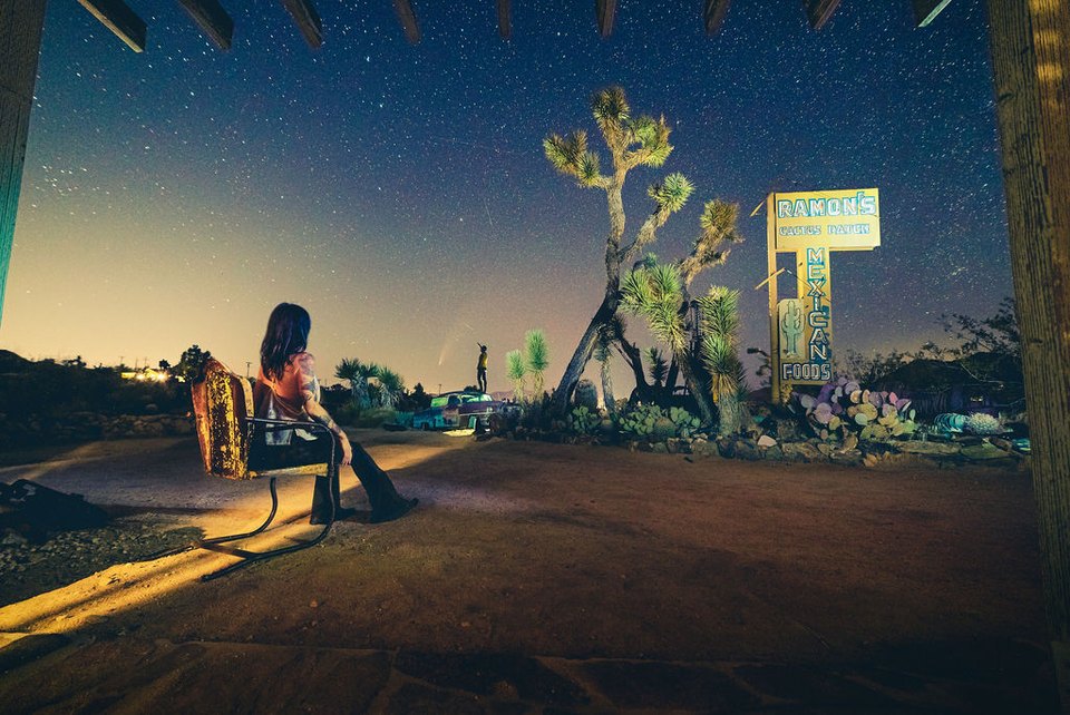 Joshua Tree — desert & sky limited edition fine art print by Joseph Barber, Joshua Tree National Park, California
