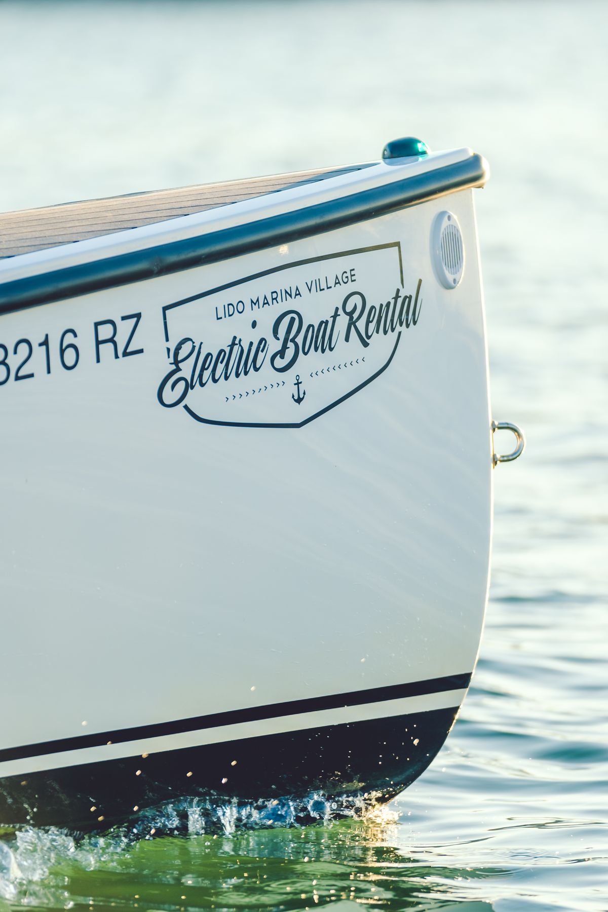 Lido Electric Boat Company — product photography Newport Beach CA