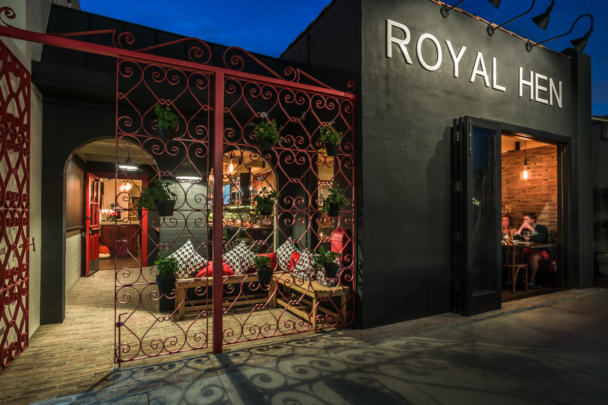 Royal Hen Restaurant Balboa Island photography