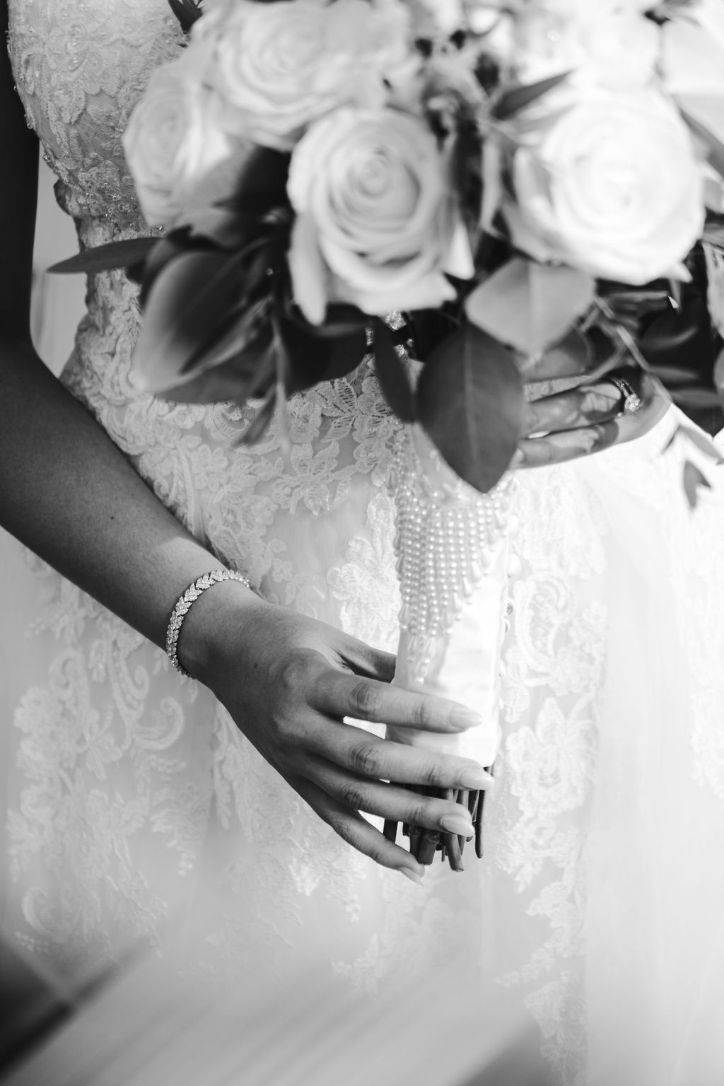 Fine art print — bride's hands