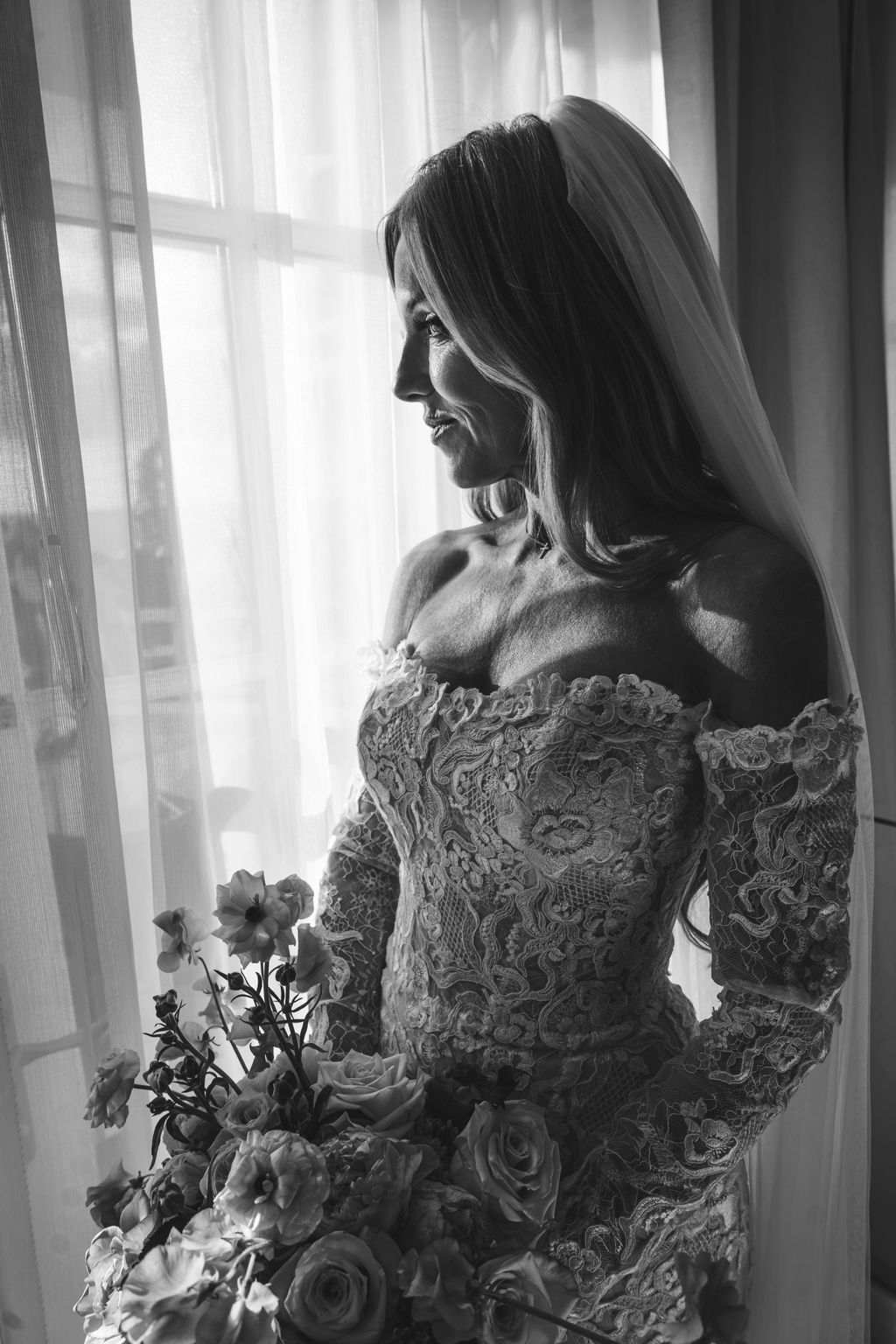 Bride in quiet window light — Joseph Barber Photography